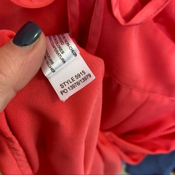 Eloquii Flare Sleeve Dress with Halter Detail in poppy - Picture 13 of 15